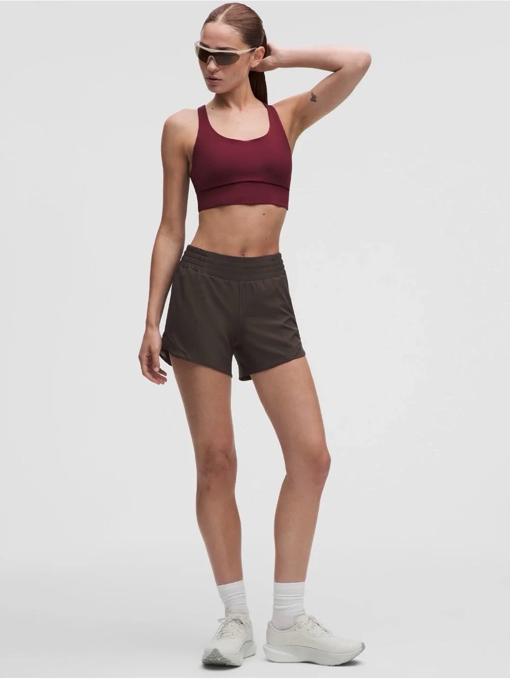 Lululemon| ‘Hotty Hot’ High Rise Shorts (Mahogany Muse)